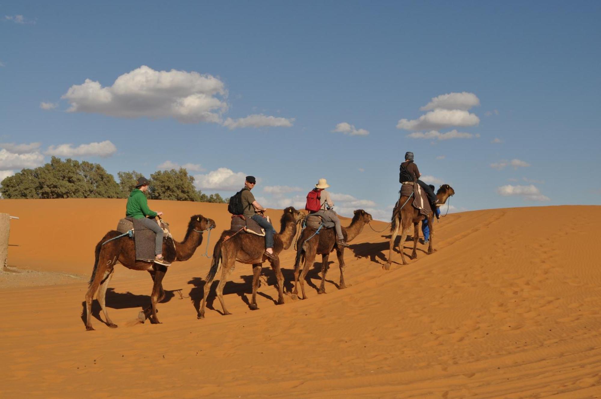 Riad Aicha & Camel Trekking Merzouga Exteriör bild